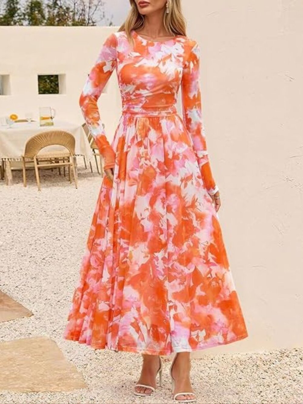 Women's Fall Long Sleeve Wedding Guest Dresses